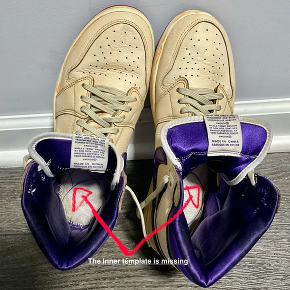 Nike Jordan 1 Retro High OG Metallic Purple 2021,unisex SIZE 12(CM 29 - Picture 12 of 16